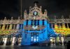 El Roig Arena proyectará un espectáculo de videomapping en la fachada de la Estación del Norte