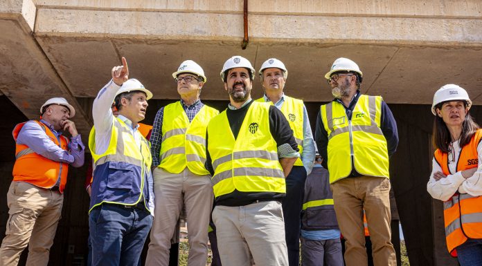 La Generalitat Valenciana visita las obras del Nou Mestalla La Generalitat Valenciana visita las obras del Nou Mestalla