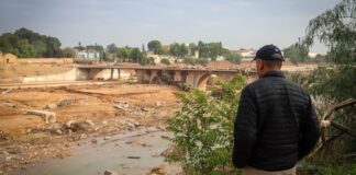 El barranco del Poyo incrementa su caudal y mantiene en alerta a l’Horta Sud