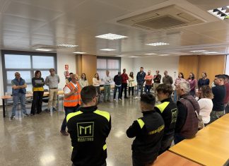 Jornada de seguridad laboral celebrada esta mañana en las instalaciones de la EGM Fuente del Jarro