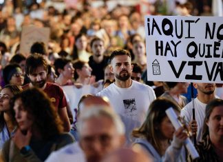Los valencianos se manifiestan ante la crisis de la vivienda