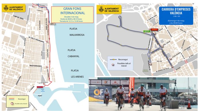 Dos carreras obligan a cerrar el tráfico de Valencia este fin de semana: horarios, recorridos y calles cortadas Dos carreras obligan a cerrar el tráfico de Valencia este fin de semana: horarios, recorridos y calles cortadas