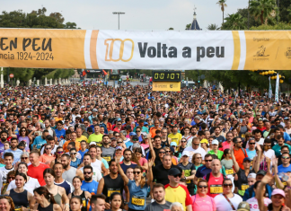 Valencia se cierra al tráfico este fin de semana por la Volta a Peu: horario, recorrido y calles cortadas