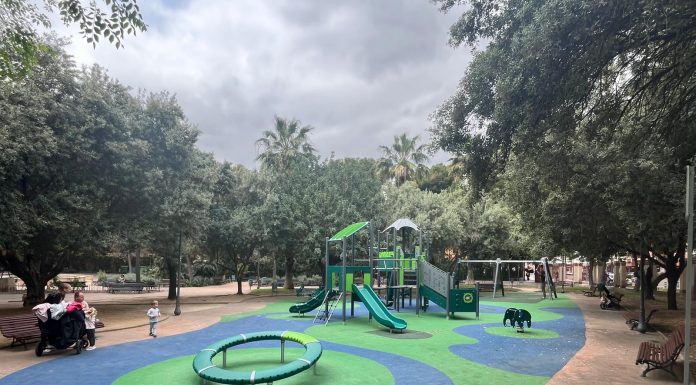 Así es la nueva zona de juegos del parque del Oeste