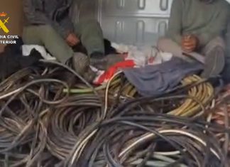 Cae la 'Mafia del cobre' tras cometer un centenar de robos por un valor de 2,5 millones de euros