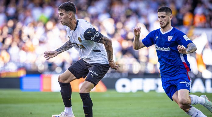 El Valencia CF pierde ante el Athletic Club y se aleja de puestos de Europa