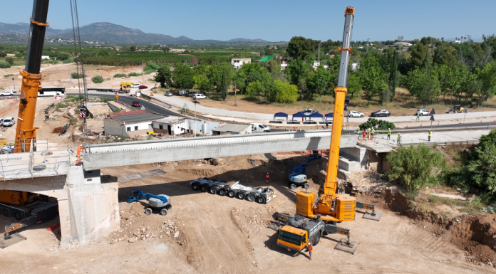 Así avanza la reconstrucción de la CV-50 en Cheste