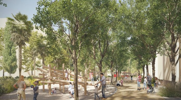 Empieza la urbanización de las avenidas Pérez Galdós-Giorgeta: cómo será y cortes de calles Render de la futura avenida Pérez Galdós con avenida Giorgeta