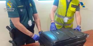 Detienen a dos viajeros en el aeropuerto de Valencia con 6 kilos de cocaína