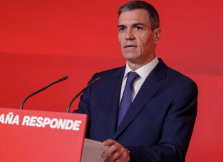 Pedro Sánchez pide perdón y descarta adelantar elecciones desde la sede del PSOE: "Convocatoria electoral no va a haber hasta 2027"