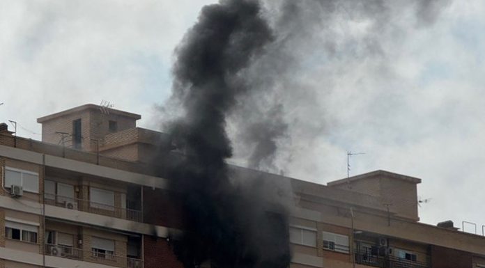 Nuevo incendio en un edificio de Campanar
