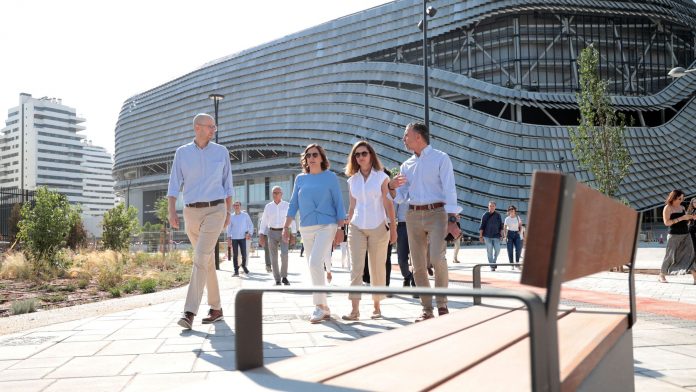 València estrenará en septiembre el Parque de l’Afició del Valencia Basket: 40.000 m² verdes junto al Roig Arena
