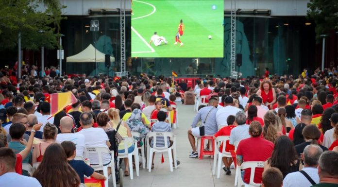 España-Austria: Todas las pantallas gigantes para ver a la selección en Valencia Pantalla gigante para ver la Selección Española