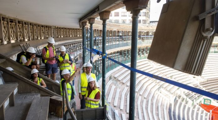 Así avanzan las obras en la Plaza de Toros