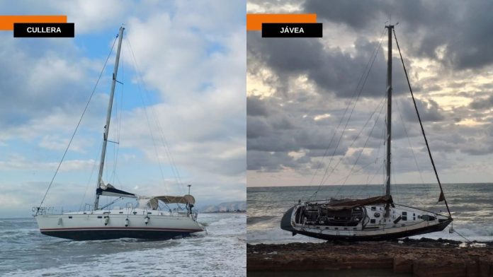 Los dos veleros encallados en las últimas 24 horas