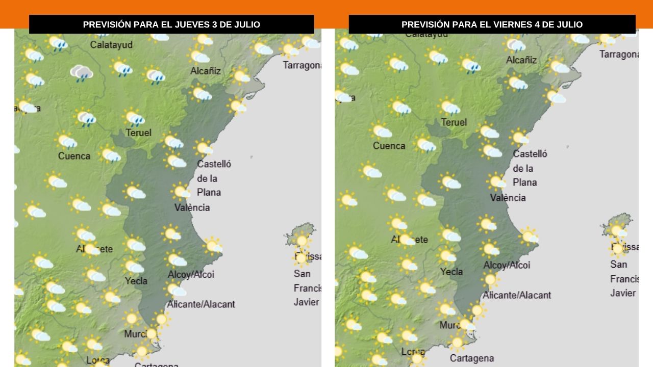 La Comunitat Valenciana en riesgo por altas temperaturas