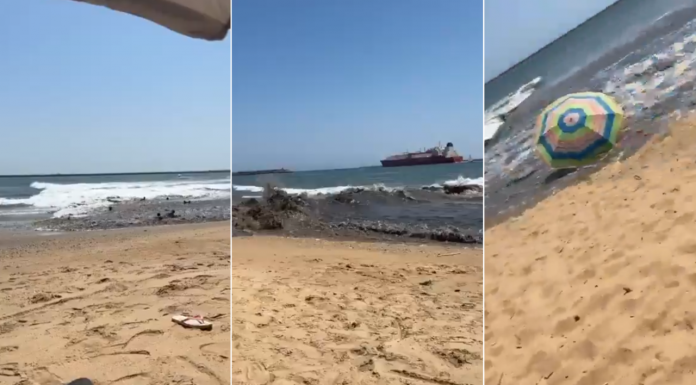 Un barco provoca un minitsunami en la playa del puerto de Huelva: ¿Podría pasar en València? Un barco provoca un minitsunami en la playa del puerto de Huelva: ¿Podría pasar en València?