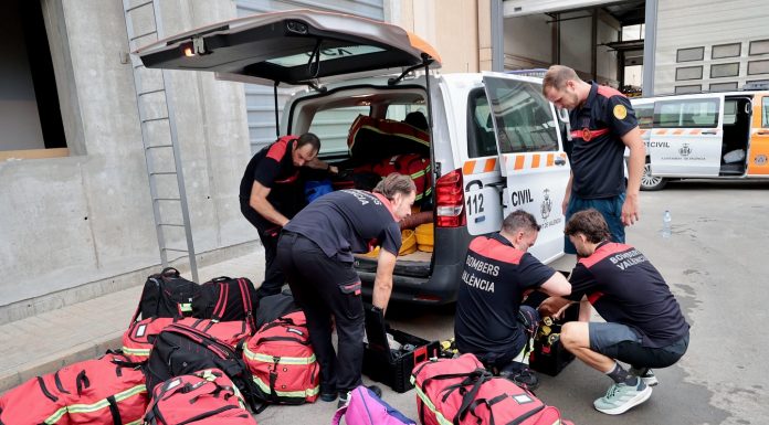 Los bomberos de Valencia se desplazan a Castilla y León para ayudar a apagar incendios