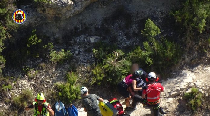 Domingo de rescates en los montes valencianos