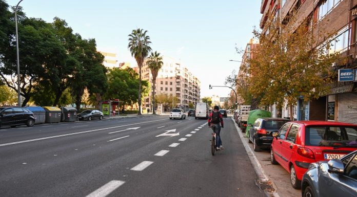 Empiezan las obras del carril bici en la calle San Vicente