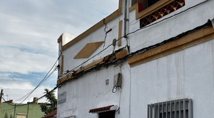 Un matrimonio desalojado en Castellar tras colapsar su vivienda por las lluvias Vivienda de Castellar