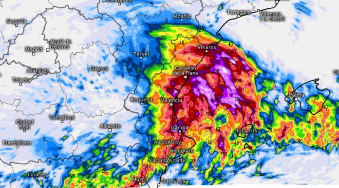 Los modelos meteorológicos alertan de una tormenta inédita e inminente en el Mediterráneo