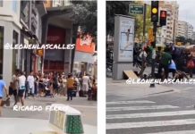 Vídeo de la brutal pelea en la calle Xàtiva