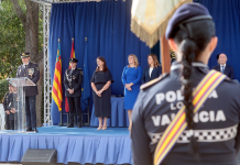 València conmemora la actuación de la Policía Local en la DANA