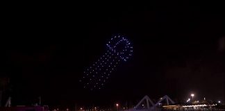 200 drones iluminarán el cielo de Valencia por la celebración del 9 de octubre