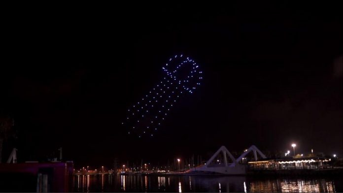 7TeleValencia - Espectáculo de drones 200 drones iluminarán el cielo de Valencia por la celebración del 9 de octubre