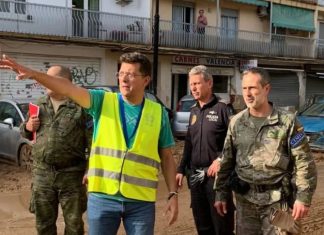 Juan Ramón Adsuara, alcalde de Alfafar, días después del paso de la DANA