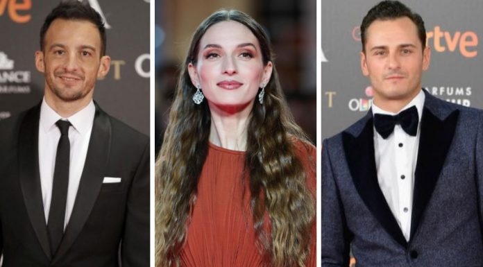 La alfombra roja de la Mostra con María Valverde, Alejandro Amenábar y Asier Etxeandia, entre otros