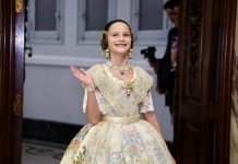 Valencia exalta a la Fallera Mayor Infantil de 2026 Marta Mercader, el día de la proclamación