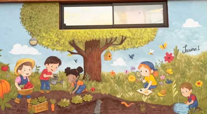 La bonita historia tras el mural de un colegio de Paiporta