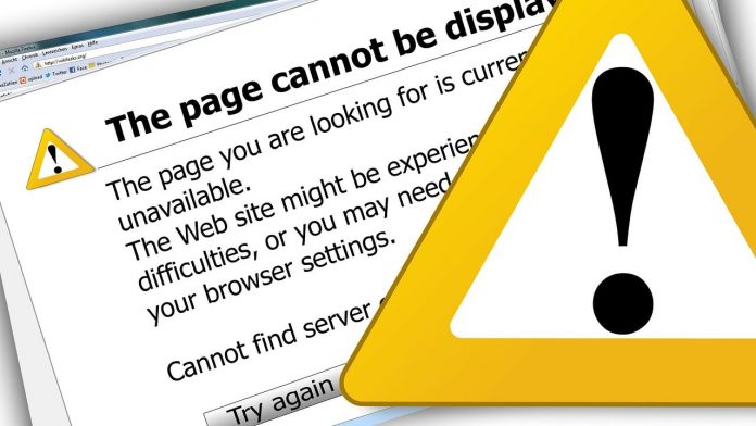 Un error en Internet deja cientos de páginas web sin servicio