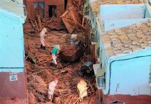 Así es la gran maqueta en homenaje a los voluntarios de la DANA: dónde visitarla Maqueta de la DANA expuesta en la estación de Les Carolines