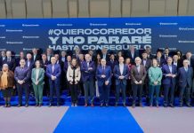 Empresarios valencianos presentes en el Roig Arena durante el acto #QuieroCorredor