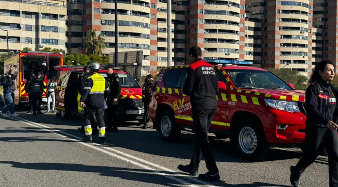 Bomberos desplazados al simulacro de La Torre