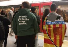 Metrovalencia aumenta el servicio este viernes por el Valencia – Levante Estación de Aragón tras un partido del Valencia CF