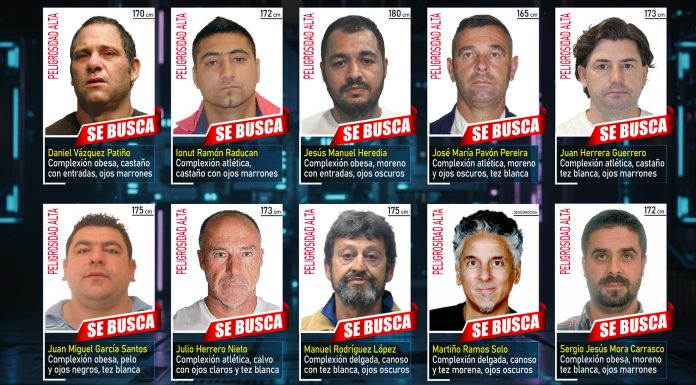 Estos son los fugitivos más buscados y peligrosos de España