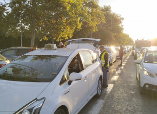 La huelga de taxis colapsa Valencia: estas son las calles y carreteras más afectadas
