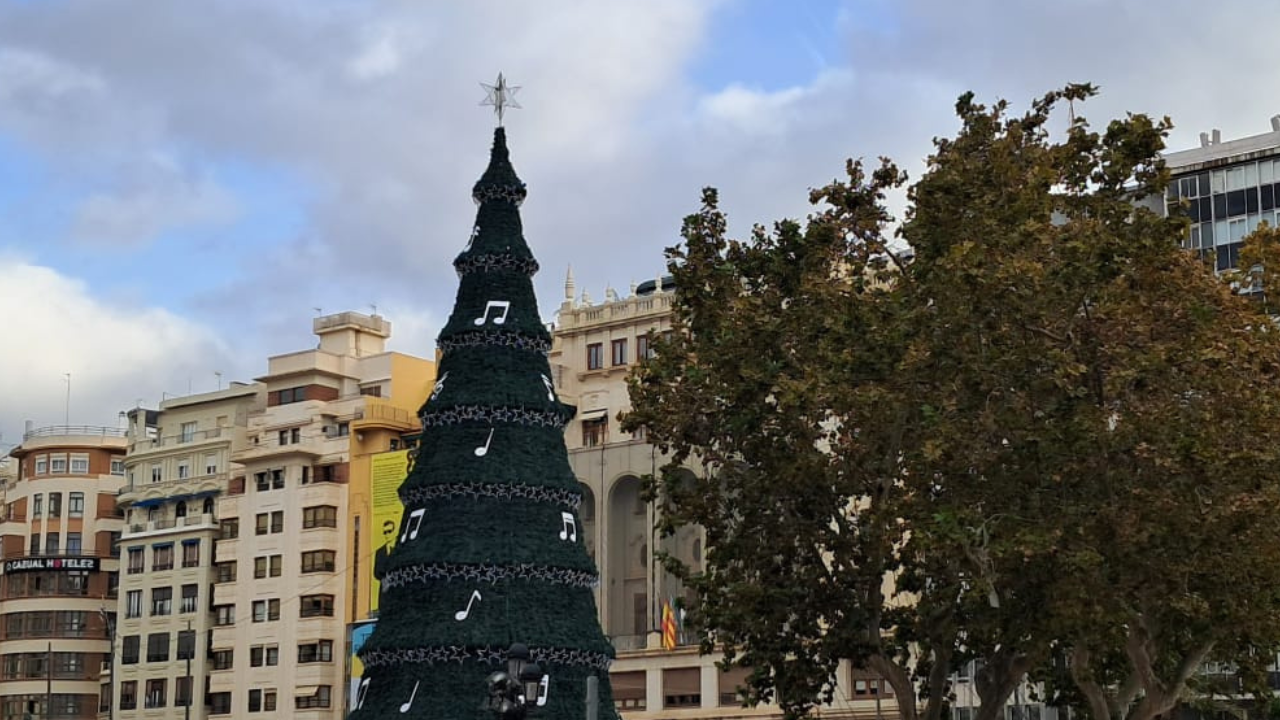Árbol de Navidad de la Plaza del Ayuntamiento 2026