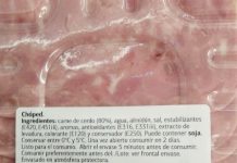 Alerta sanitaria por la presencia de listeria en lotes de chopped vendido en una conocida cadena de supermercados