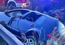 Vuelca un coche en la CV-311 de Alboraya