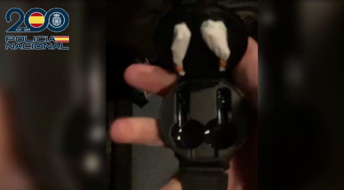 Detienen en Valencia a un hombre que escondía droga en su reloj