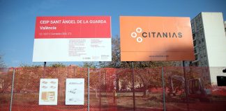 Comienzan las obras del nuevo CEIP Sant Àngel de la Guarda tras ocho años en barracones