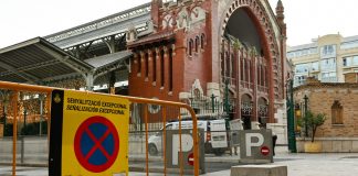 La calle Jorge Juan se cierra al tráfico