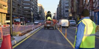 Pérez Galdós reabre un carril de circulación para mejorar el tráfico en Navidad