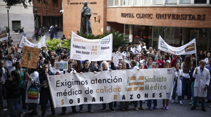 Una manifestación sanitaria recorrerá el centro de Valencia este viernes: horario y recorrido Una manifestación sanitaria recorrerá el centro de Valencia este viernes: horario y recorrido