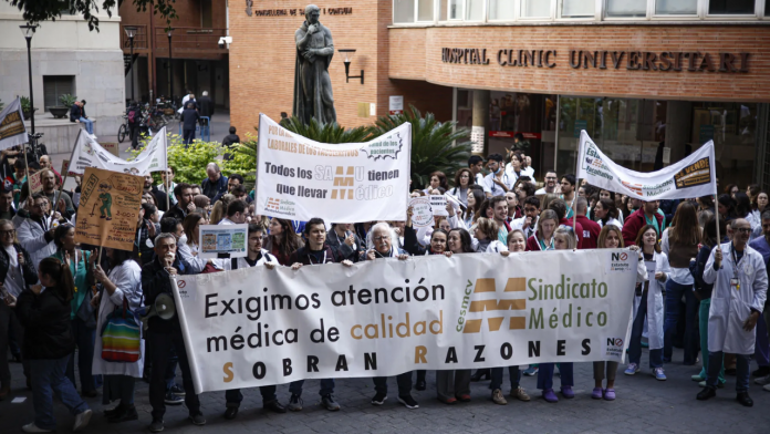 7televalencia-manifestacion-medicos Una manifestación sanitaria recorrerá el centro de Valencia este viernes: horario y recorrido